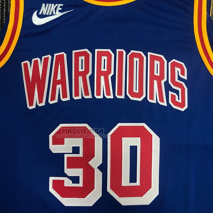 Maglia
 Stephen Curry NO 30 Golden State Warriors Classic Autentico
 2021-22 Blu
